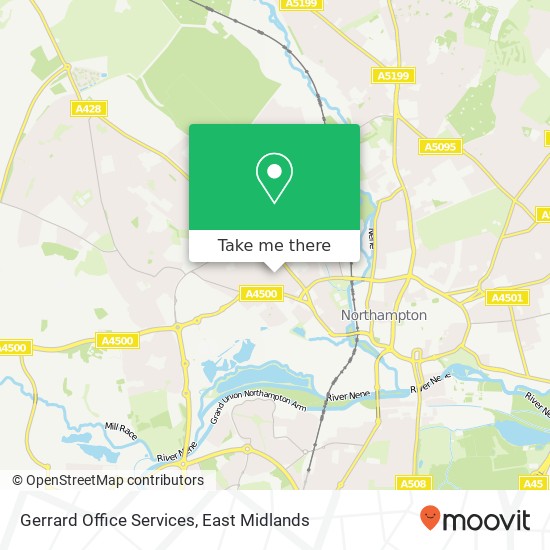 Gerrard Office Services map