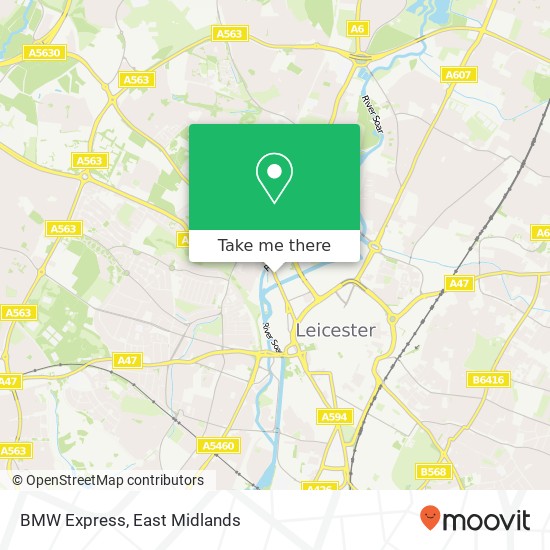 BMW Express map