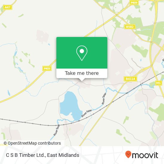 C S B Timber Ltd. map