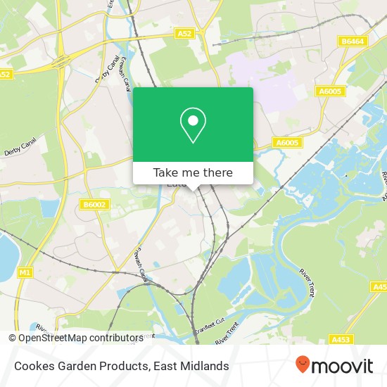 Cookes Garden Products map