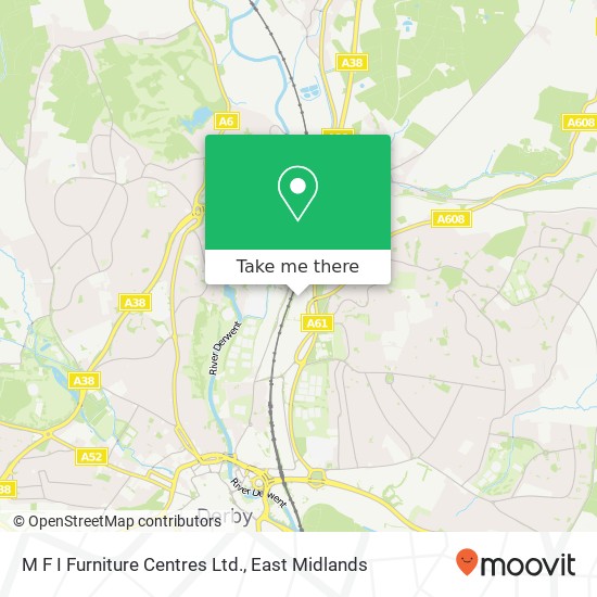 M F I Furniture Centres Ltd. map