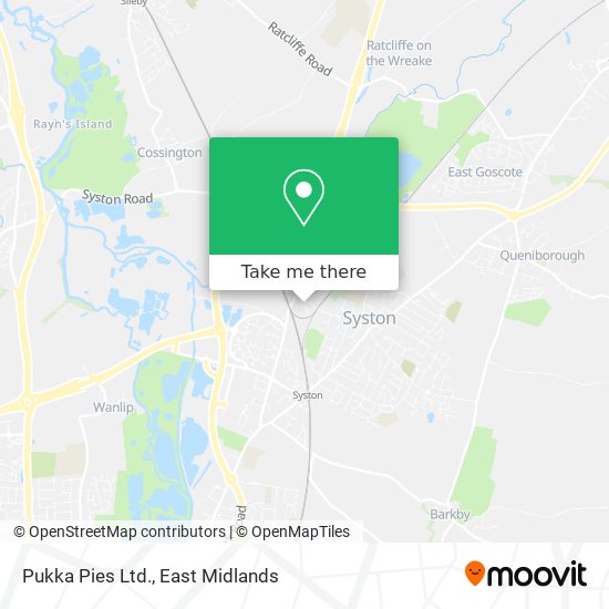 Pukka Pies Ltd. map