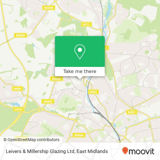 Leivers & Millership Glazing Ltd map