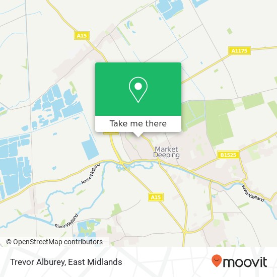 Trevor Alburey map