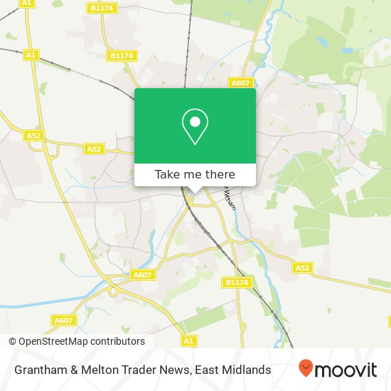 Grantham & Melton Trader News map