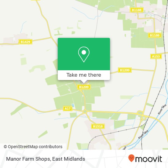 Manor Farm Shops map