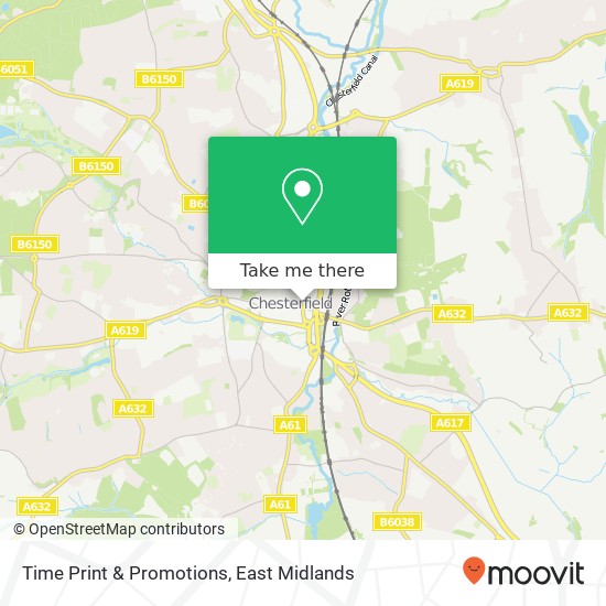 Time Print & Promotions map