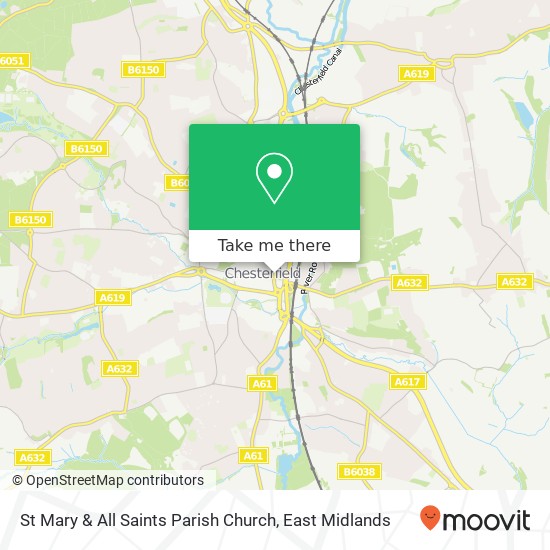 St Mary & All Saints Parish Church map