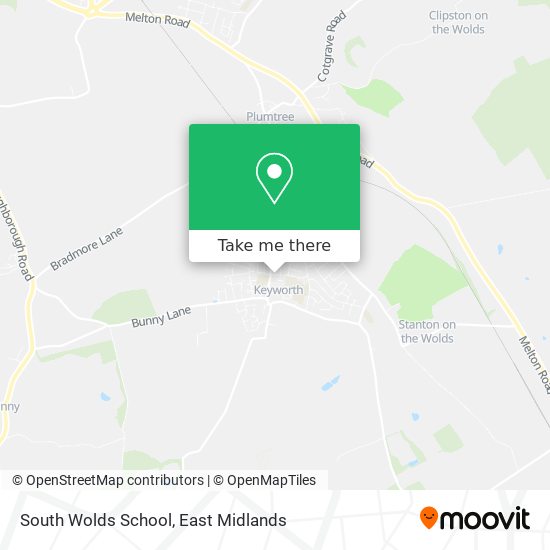 South Wolds School map