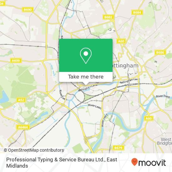 Professional Typing & Service Bureau Ltd. map