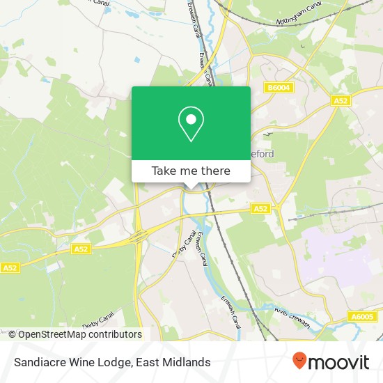 Sandiacre Wine Lodge map