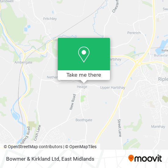 Bowmer & Kirkland Ltd map