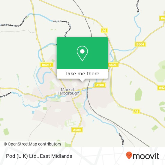 Pod (U K) Ltd. map