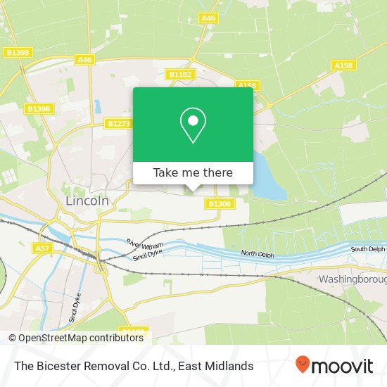 The Bicester Removal Co. Ltd. map