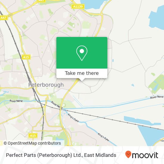 Perfect Parts (Peterborough) Ltd. map