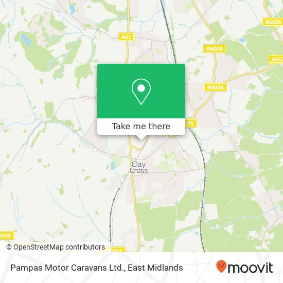 Pampas Motor Caravans Ltd. map