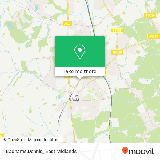 Badhams,Dennis, map