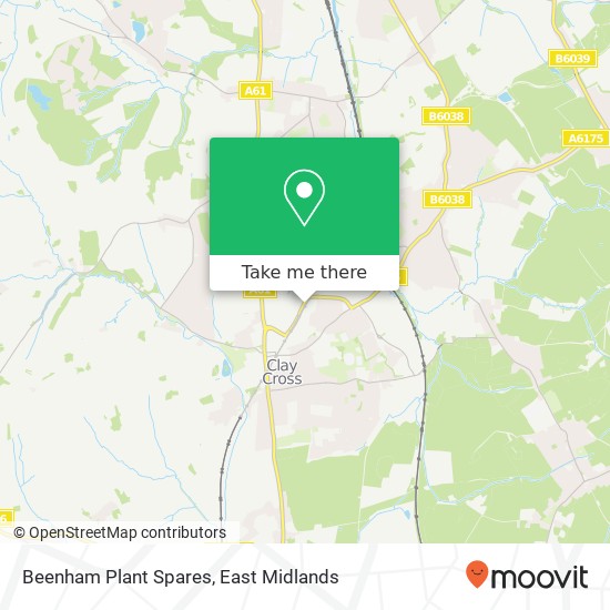 Beenham Plant Spares map