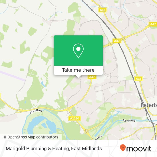 Marigold Plumbing & Heating map
