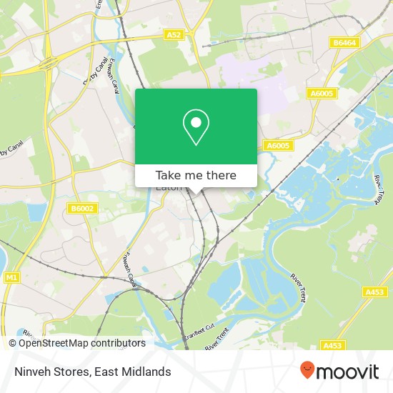 Ninveh Stores map