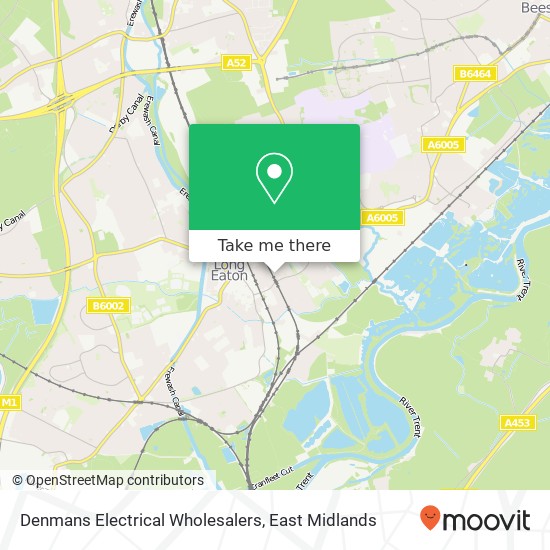 Denmans Electrical Wholesalers map