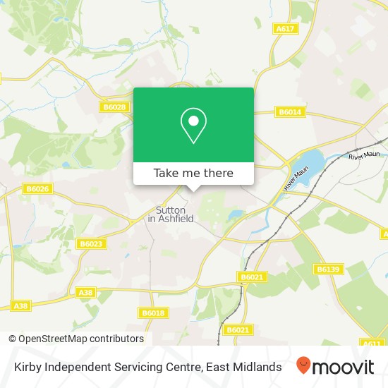 Kirby Independent Servicing Centre map