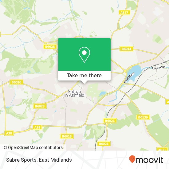 Sabre Sports map