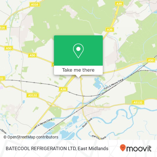 BATECOOL REFRIGERATION LTD map