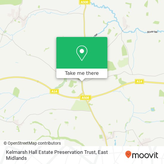 Kelmarsh Hall Estate Preservation Trust map