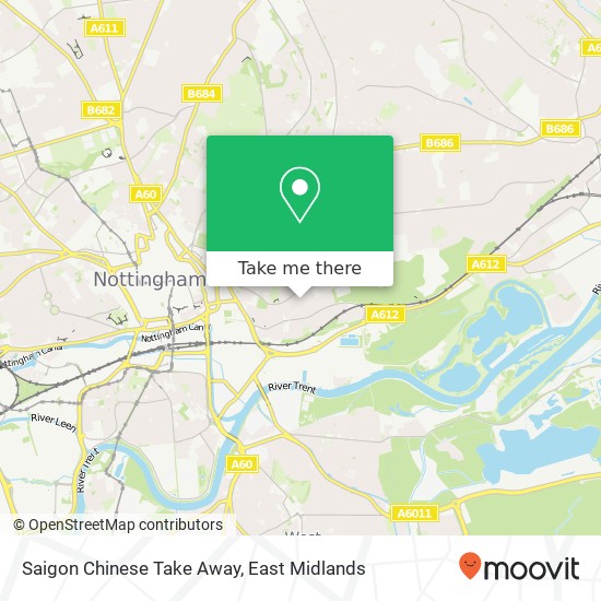 Saigon Chinese Take Away map