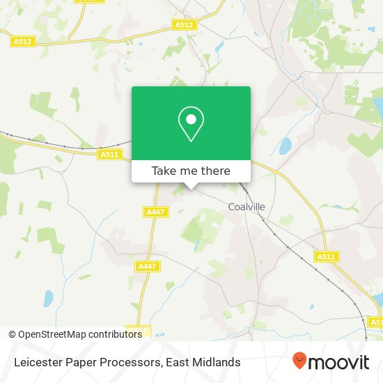 Leicester Paper Processors map