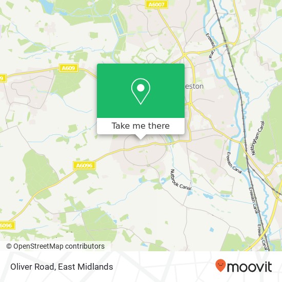 Oliver Road map