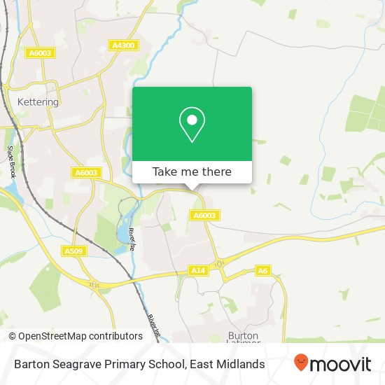Barton Seagrave Primary School map