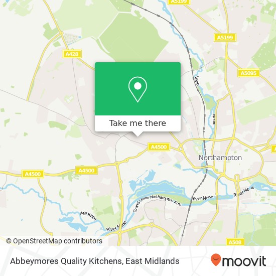 Abbeymores Quality Kitchens map