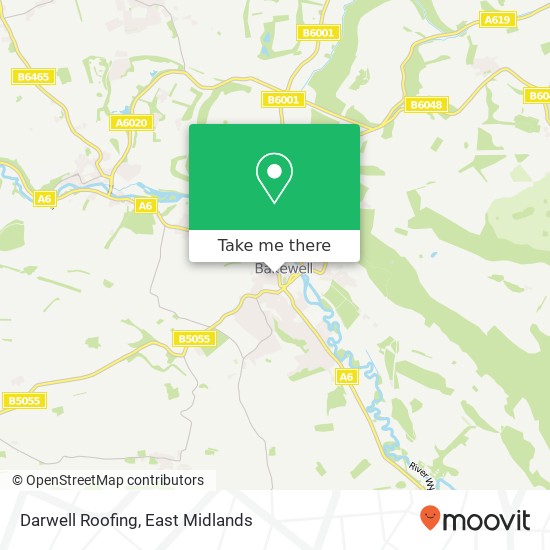 Darwell Roofing map