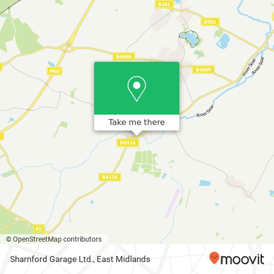 Sharnford Garage Ltd. map