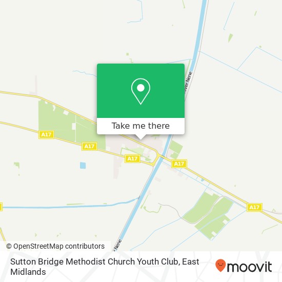 Sutton Bridge Methodist Church Youth Club map