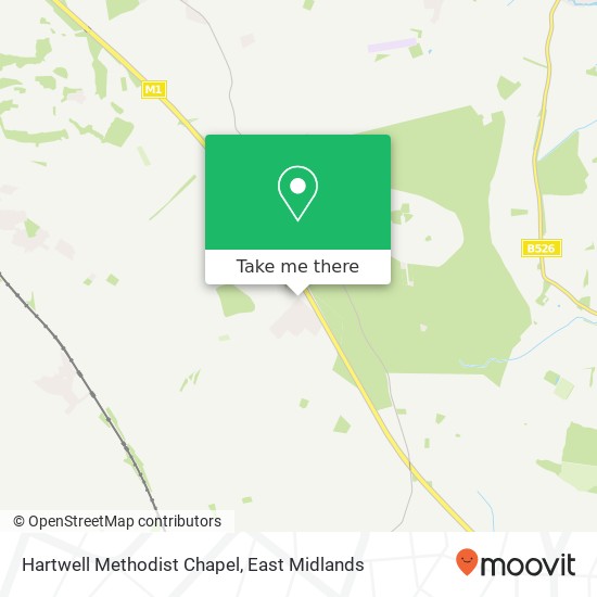 Hartwell Methodist Chapel map