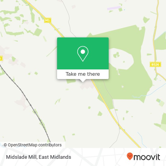 Midslade Mill map
