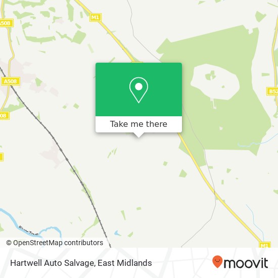 Hartwell Auto Salvage map