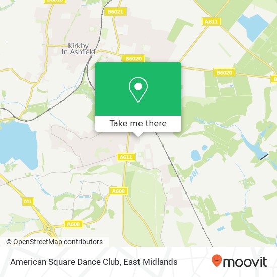 American Square Dance Club map