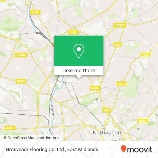 Grosvenor Flooring Co. Ltd. map