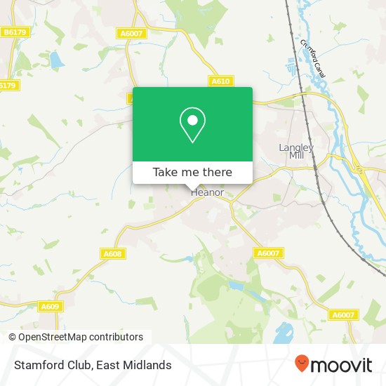 Stamford Club map