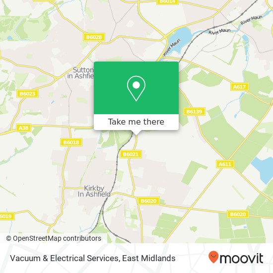 Vacuum & Electrical Services map