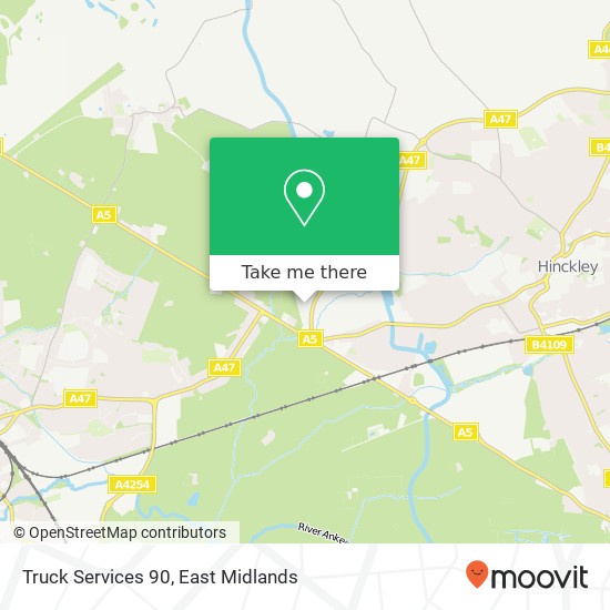 Truck Services 90 map