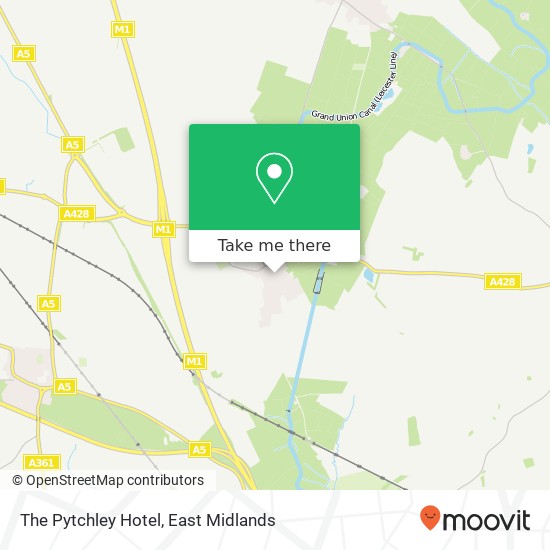 The Pytchley Hotel map