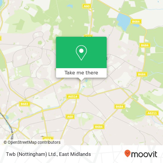 Twb (Nottingham) Ltd. map