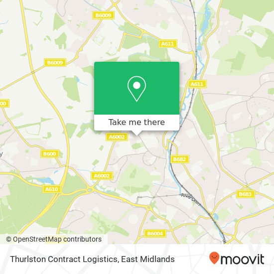 Thurlston Contract Logistics map