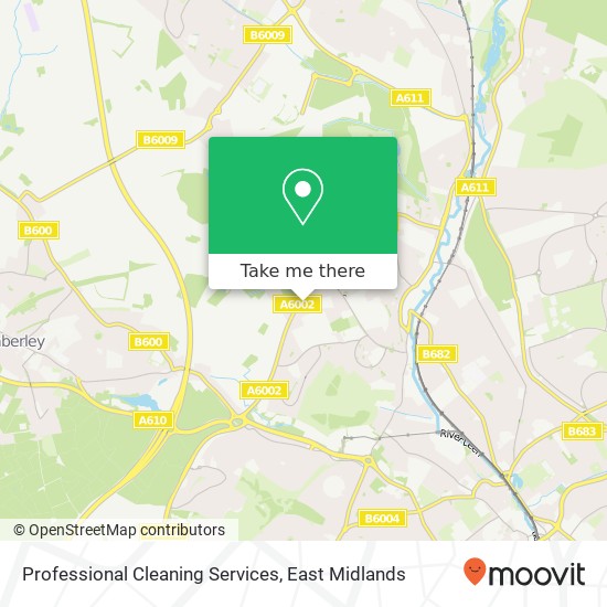 Professional Cleaning Services map