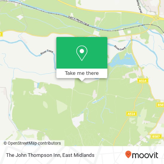 The John Thompson Inn map